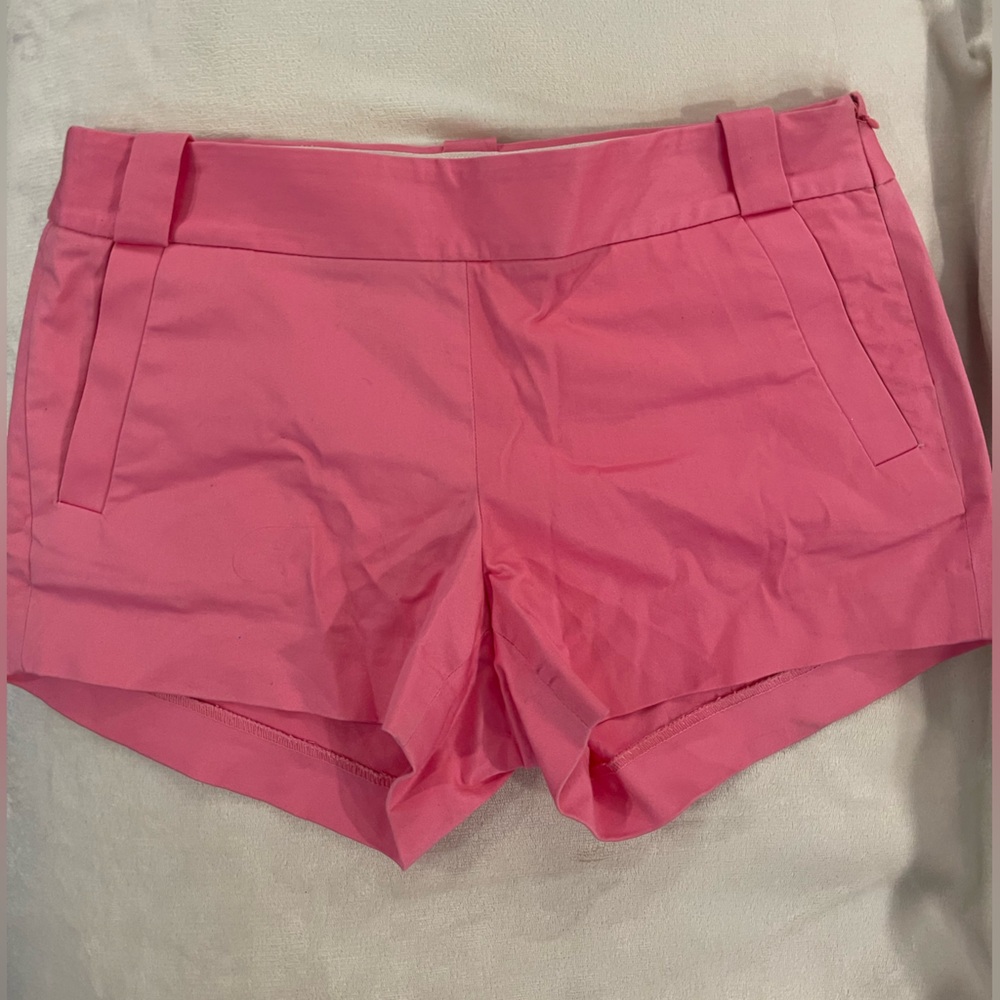 Pink JCrew City Shorts